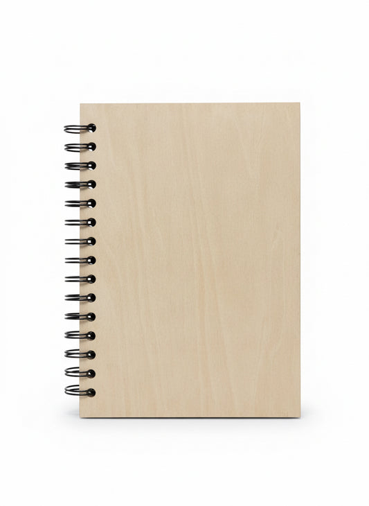 Personalized Wooden Notebook – Custom Engraved Journal