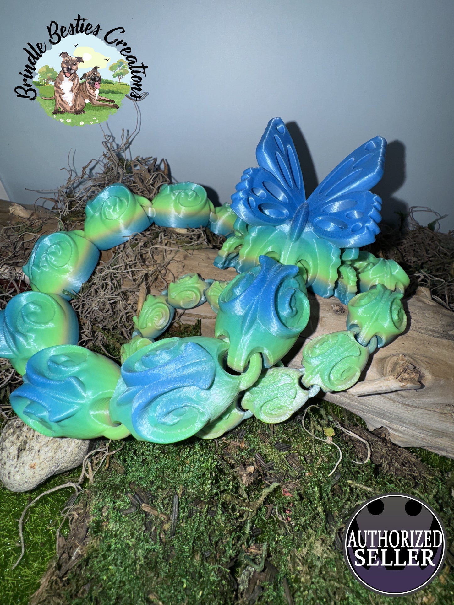 Cinderwing3D Butterfly Snake β 29" Articulated Snake