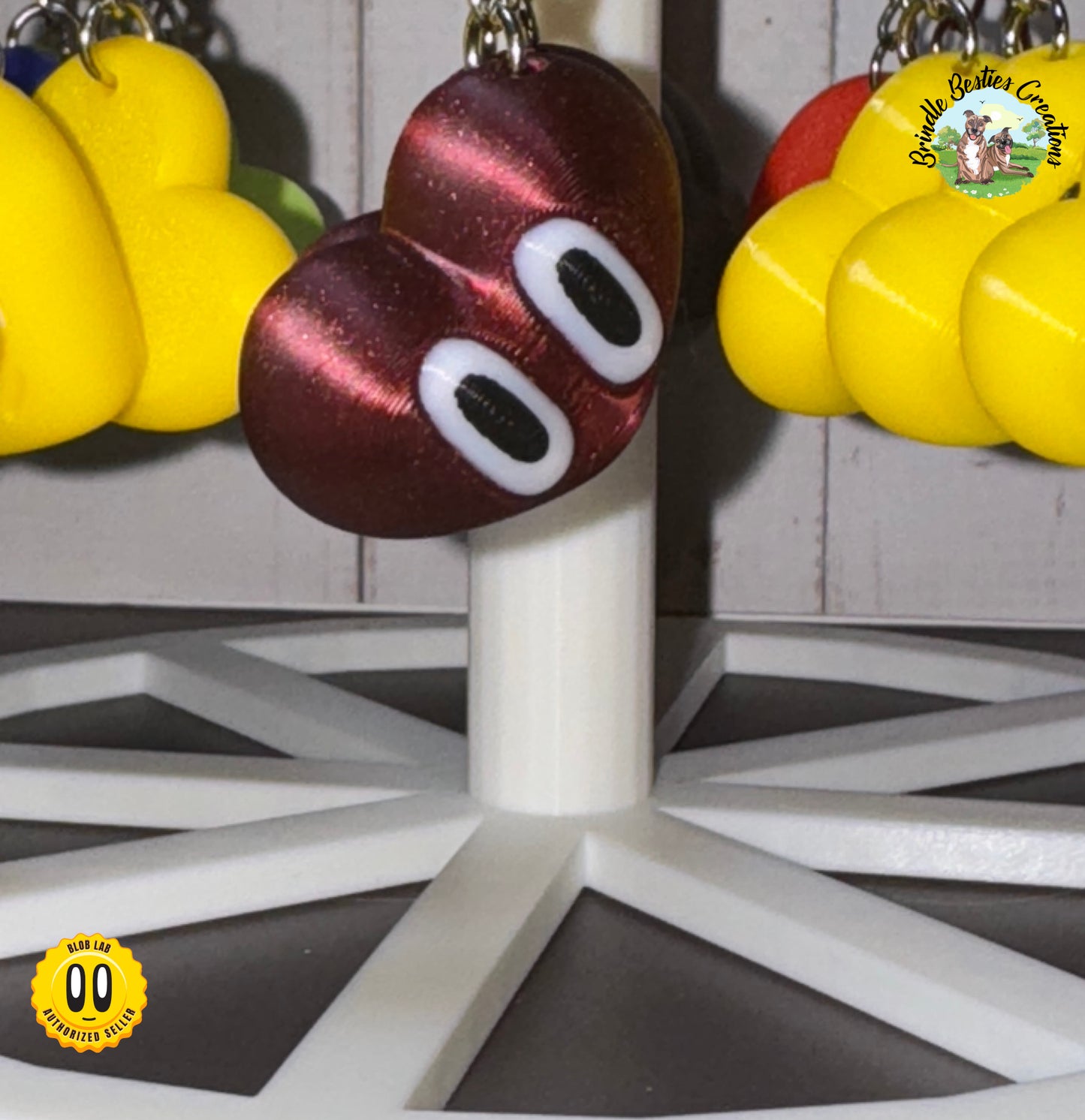 Blob Lab Heart Keychains β Multiple Colors Available and More Coming!