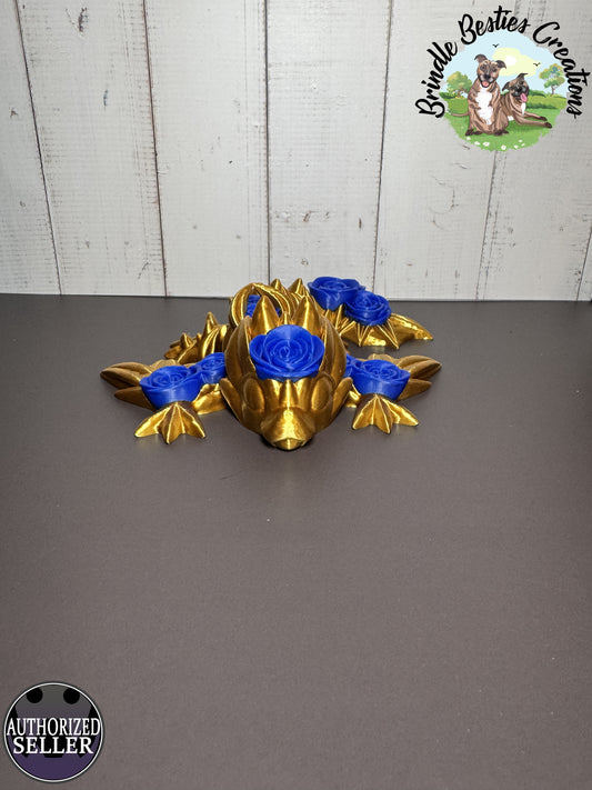 Cinderwing3D Rose Wyvern – 7.5" Articulated Dragon (Authorized Seller)
