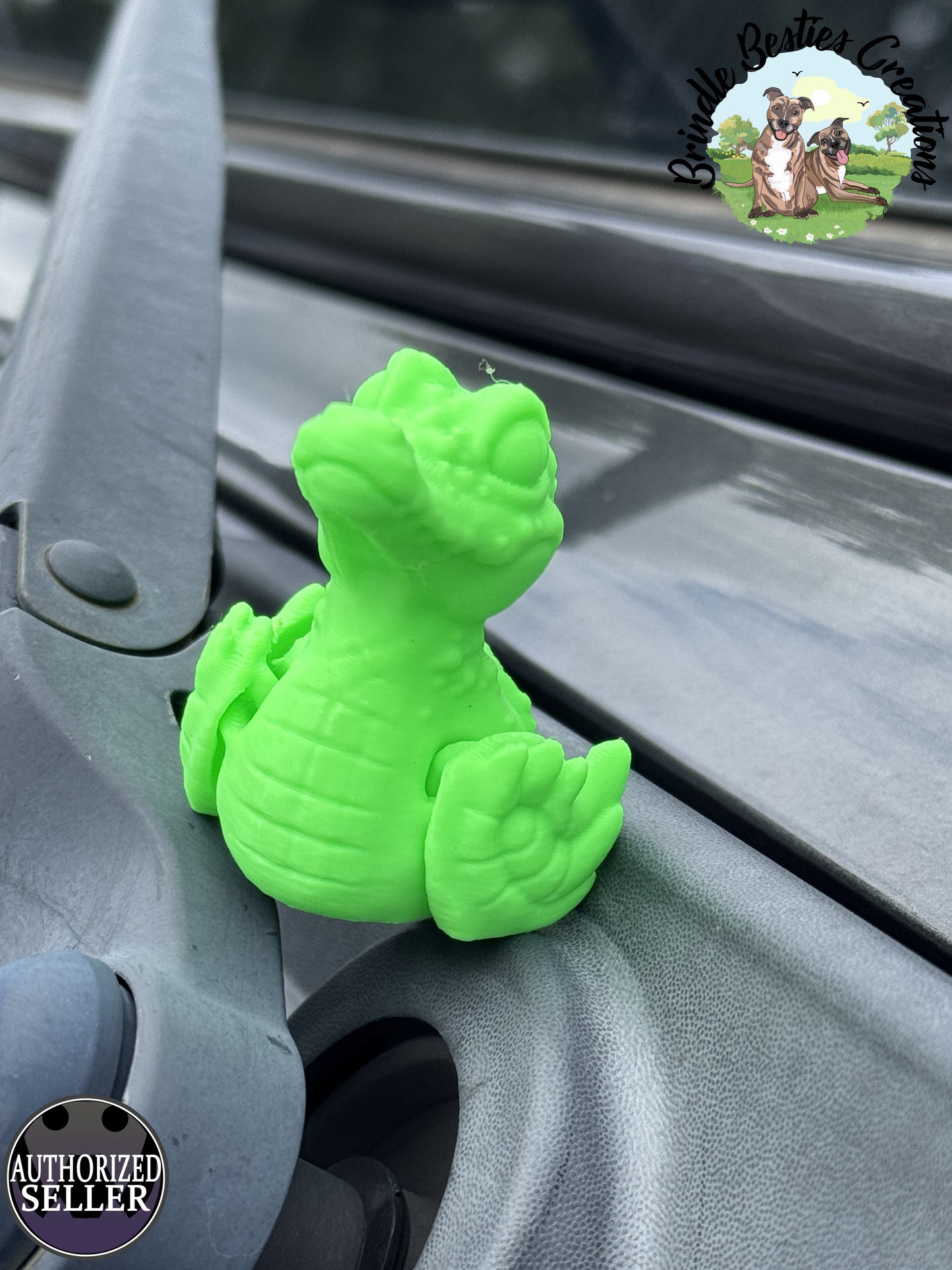 Cinderwing3D Quackodiles – Articulated Mini Duck-Dragons for Jeep Ducks, Collectors & Gifts