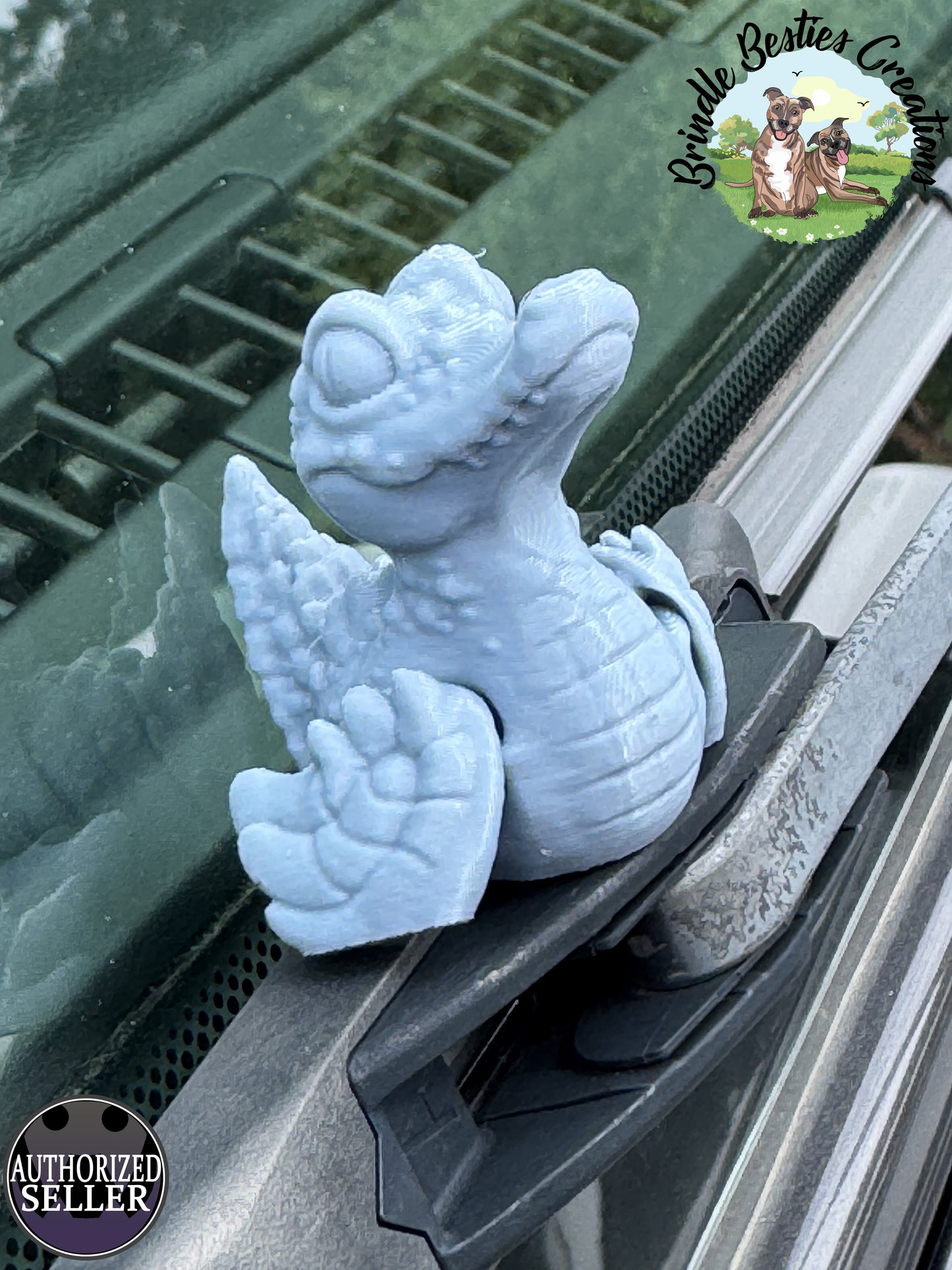 Cinderwing3D Quackodiles – Articulated Mini Duck-Dragons for Jeep Ducks, Collectors & Gifts