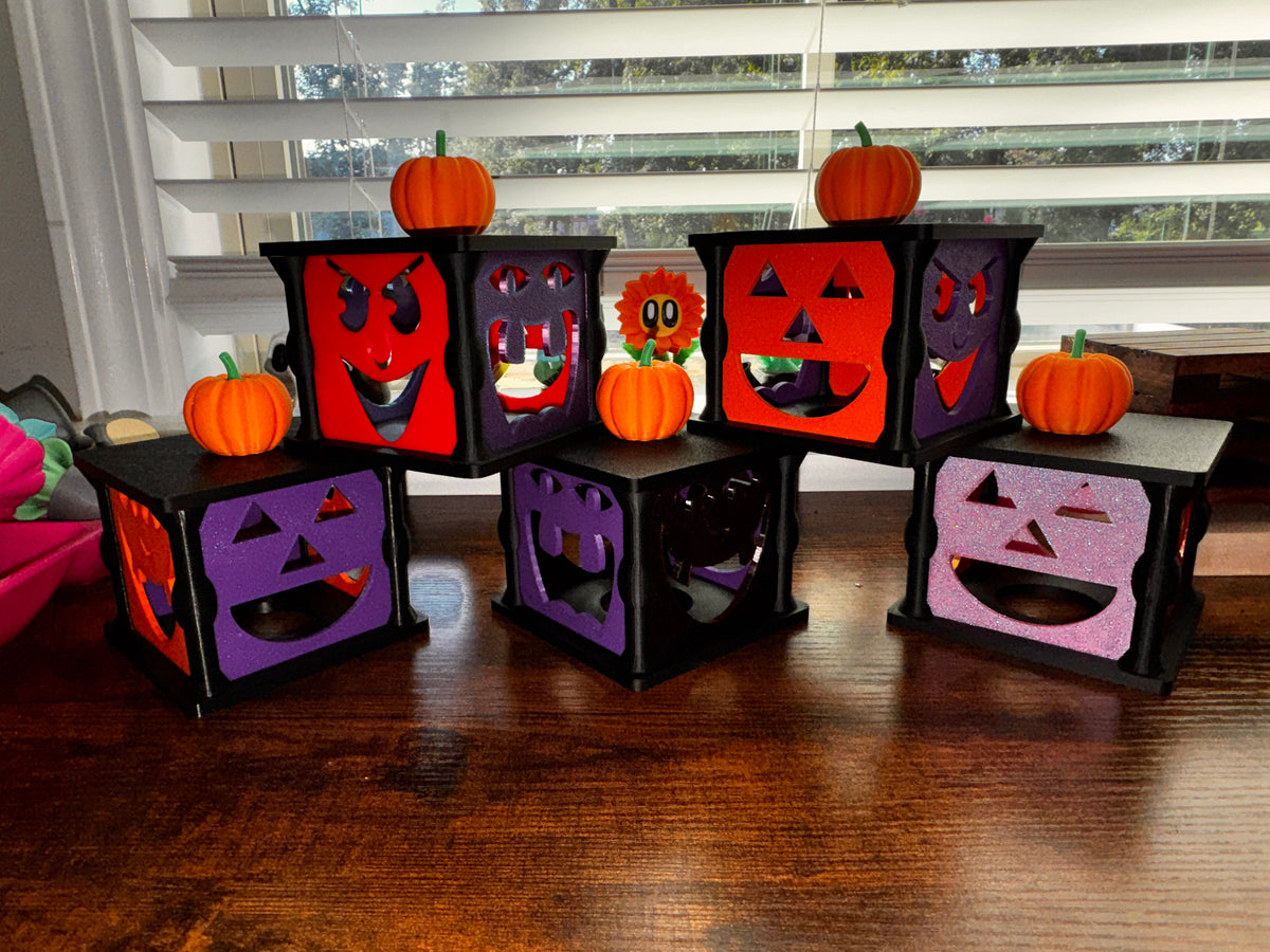 Jack-o’-Lantern Halloween Lantern – Custom Colors Available