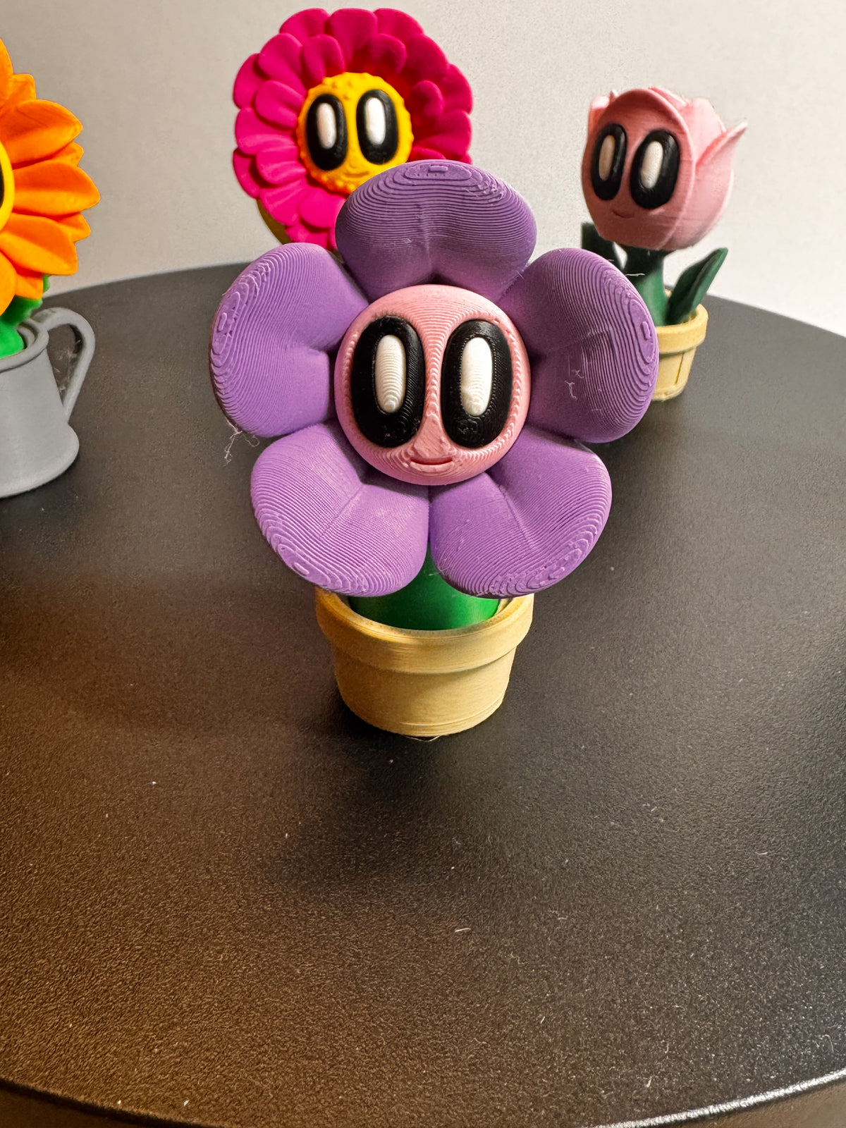 Blob Lab Mini Flower Garden Set – 5 Piece 3D Printed Display Set