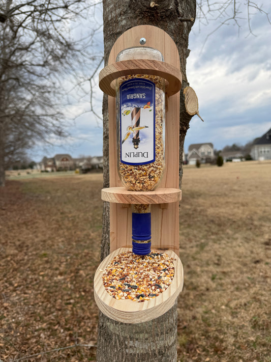 Cedar Bird Feeder - Invite Nature to Your Backyard, Eco-Friendly, Rustic Home Décor & Birdwatching Gift