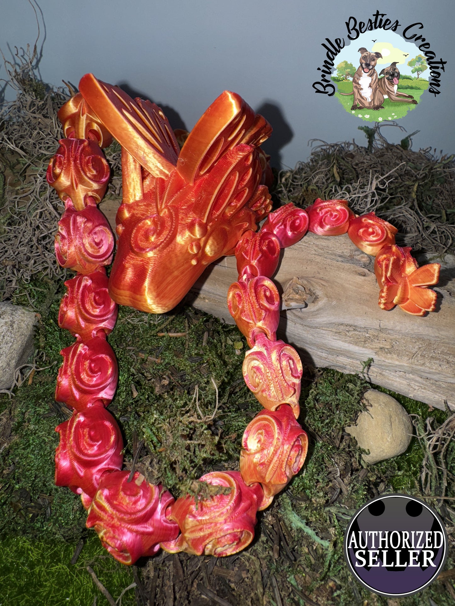 Cinderwing3D Butterfly Snake β 29" Articulated Snake