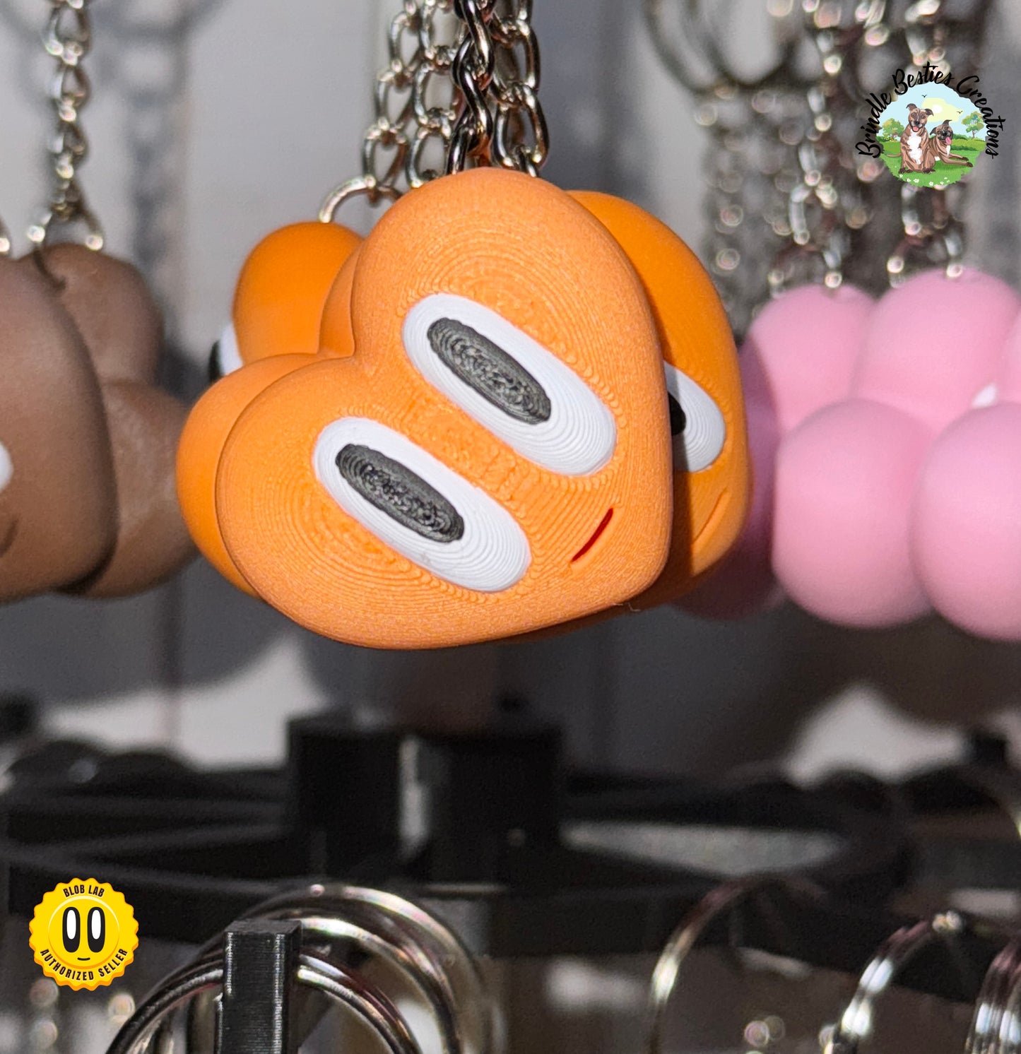 Blob Lab Heart Keychains β Multiple Colors Available and More Coming!