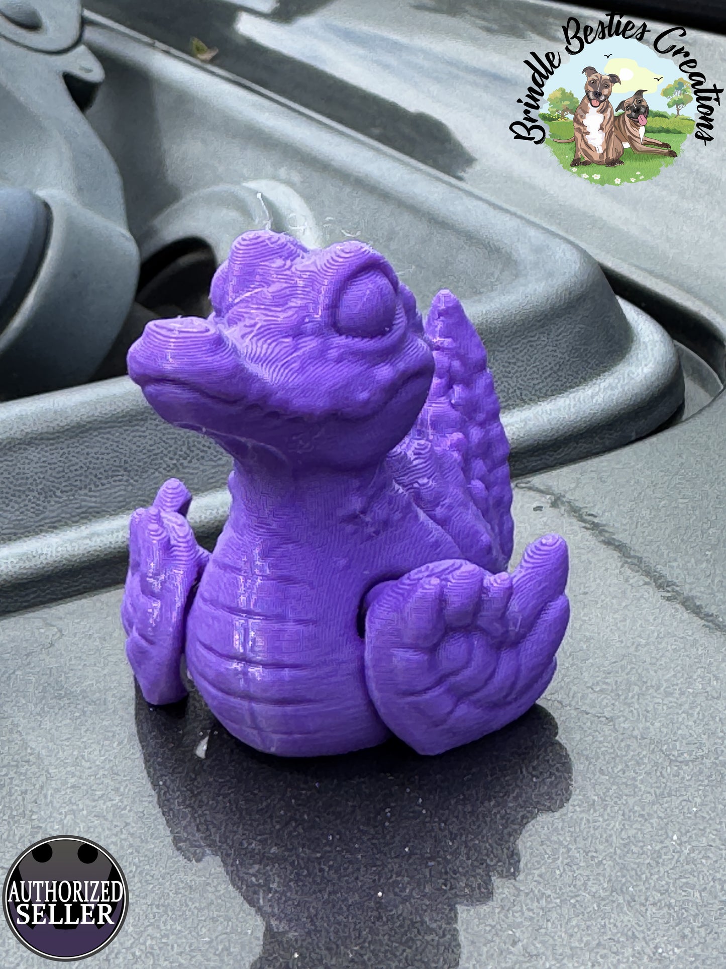 Cinderwing3D Quackodiles – Articulated Mini Duck-Dragons for Jeep Ducks, Collectors & Gifts