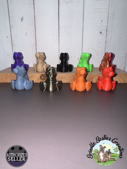 Cinderwing3D Quackodiles – Articulated Mini Duck-Dragons for Jeep Ducks, Collectors & Gifts