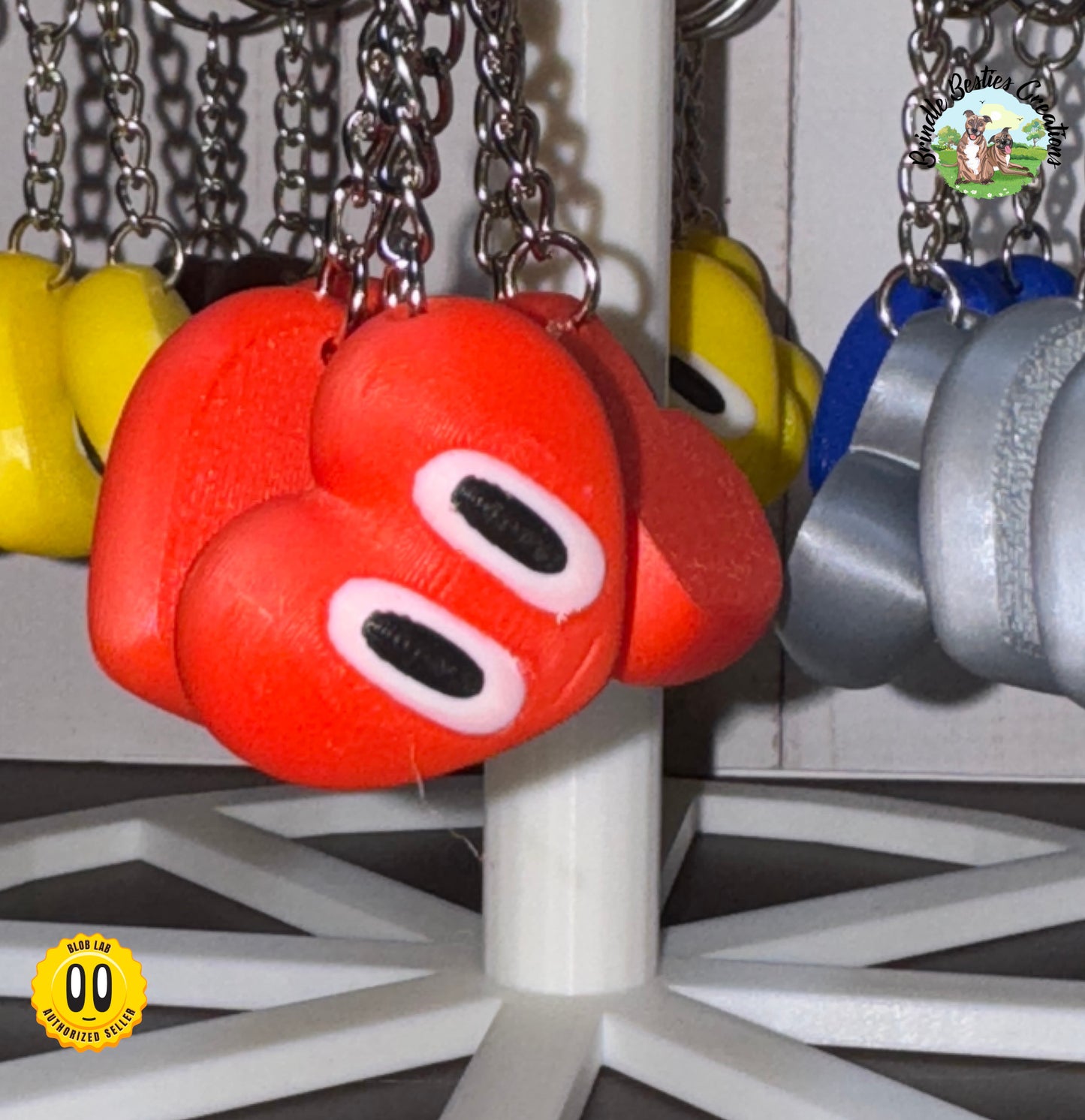 Blob Lab Heart Keychains β Multiple Colors Available and More Coming!