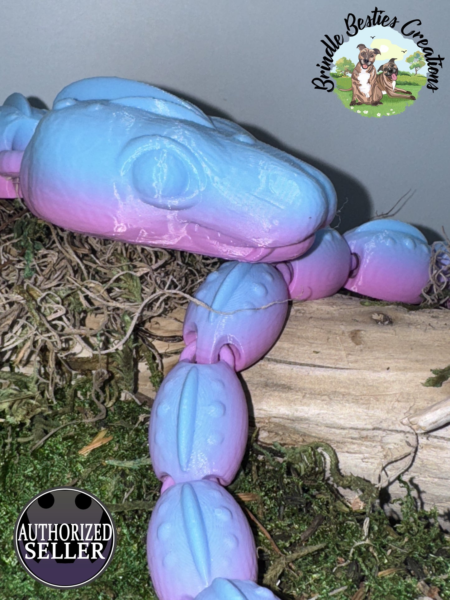 Cinderwing3D Articulated Snake β 23" or 30" Flexible Display