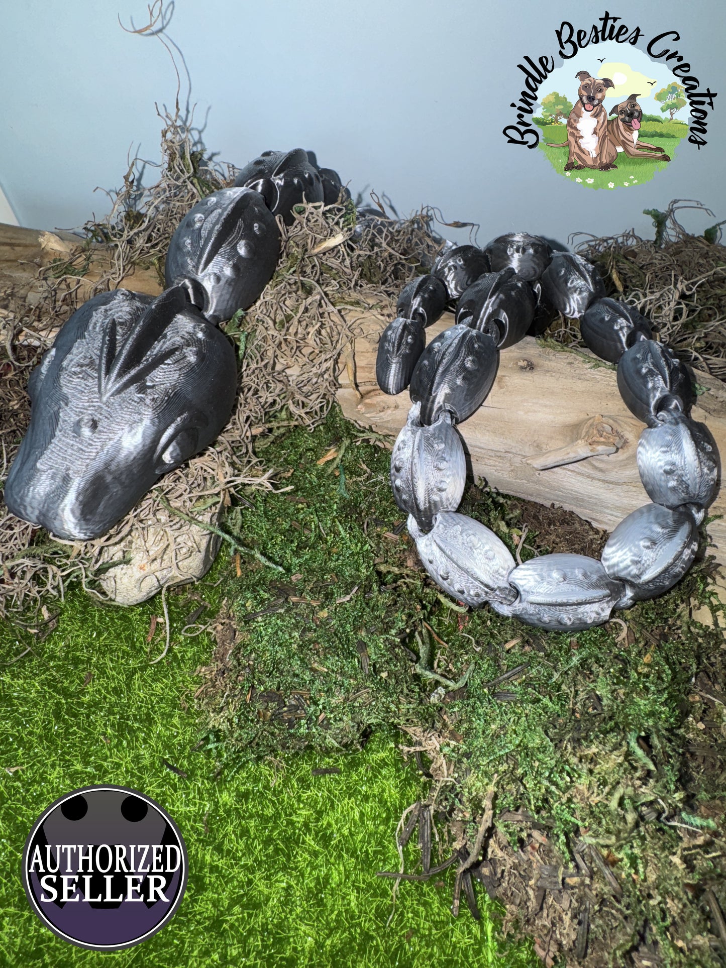 Cinderwing3D Articulated Snake β 23" or 30" Flexible Display