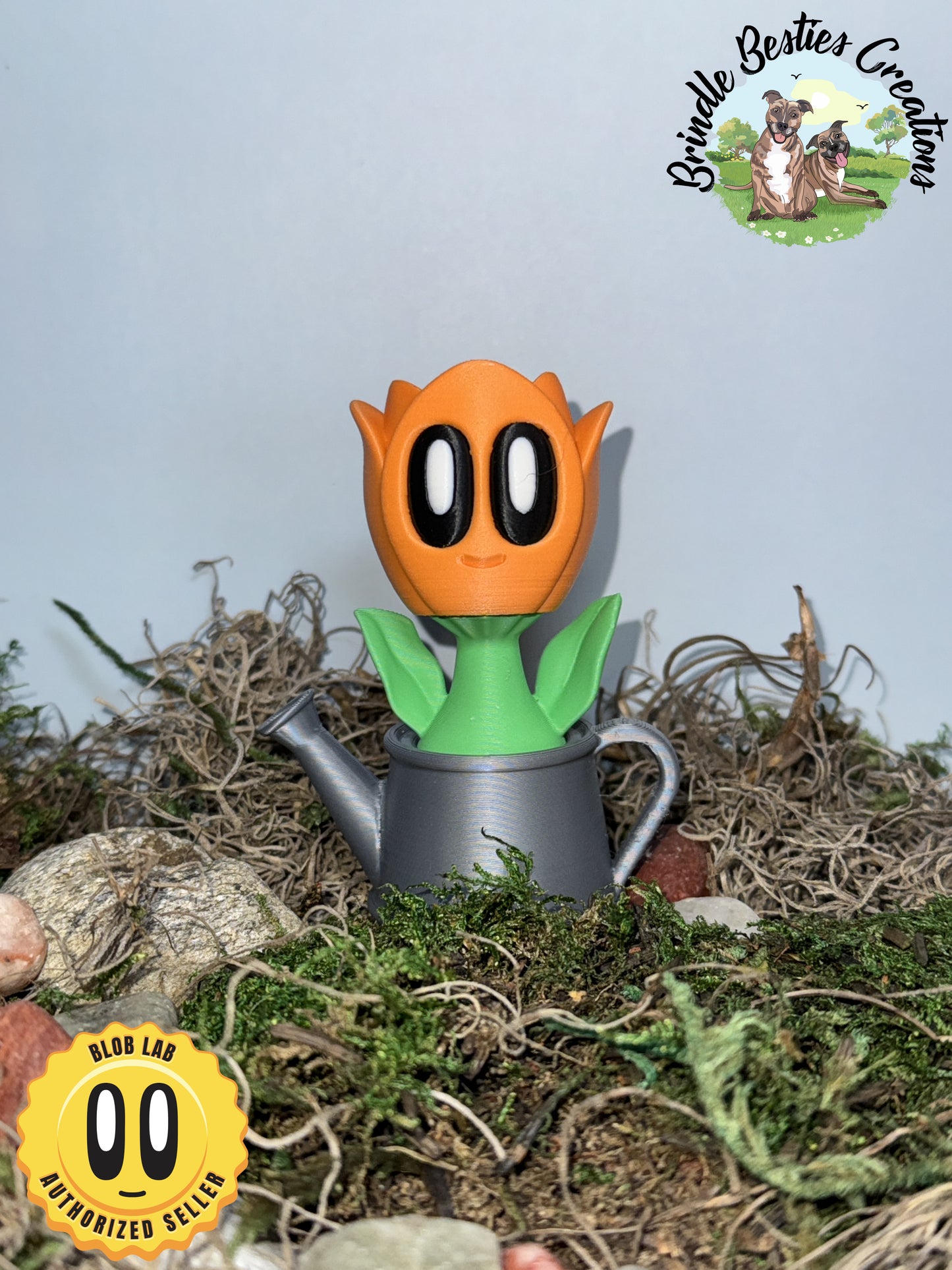 Blob Lab Flower Planter Set – 5 Figurines with Stands (Limited Color Edition)