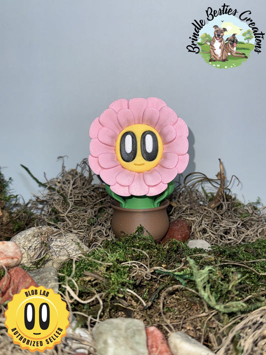 Blob Lab Flower Planter Set – 5 Figurines with Stands (Limited Color Edition)