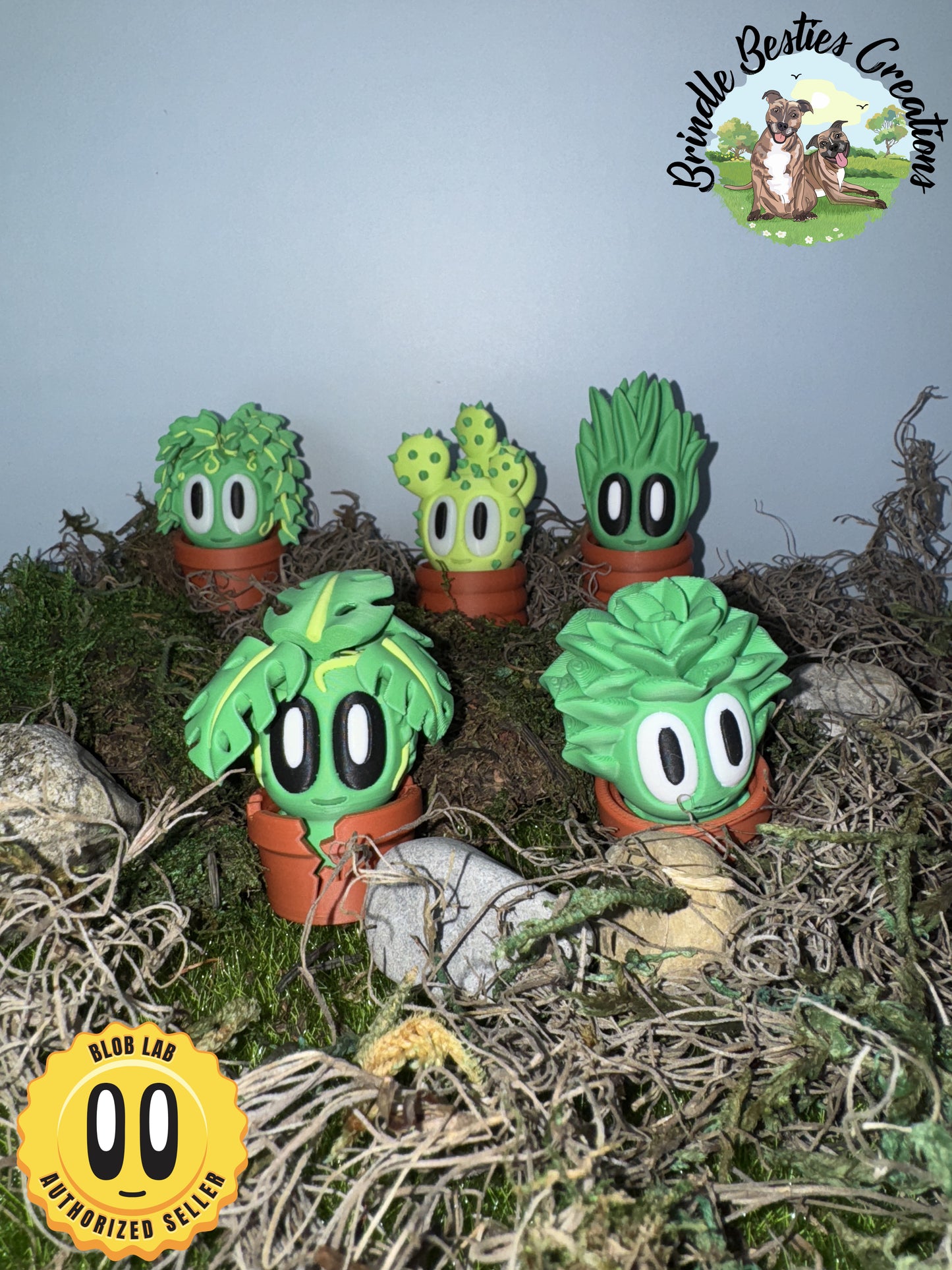 Blob Lab Plant Buddies – 2.5" Collectible Figure in Pot