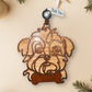 Personalized Dog Ornament | Layered Wood Pet Memorial or Keepsake