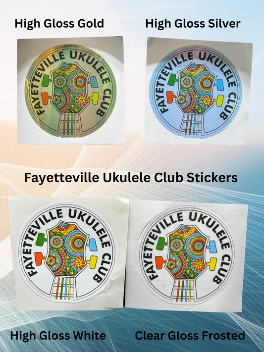 Fayetteville Ukulele Club Stickers