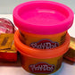 Valentine’s Day Play Dough Gift Set with Engraved Wooden Lids | Personalized Classroom Valentines | Non-Candy Kids Party Favors