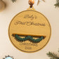 Personalized Christmas Name Block Ornament | Custom Family & Baby Keepsake | Pet Ornament
