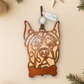 Personalized Dog Ornament | Layered Wood Pet Memorial or Keepsake