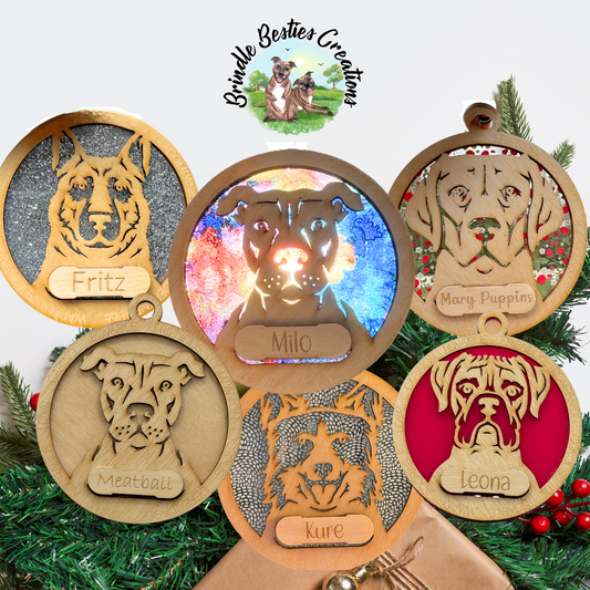 Adorable Personalized Dog Breed Ornaments