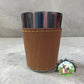 Leather Wrapped Stainless steel Shot Glass | Personalized Engraved Shot Glass