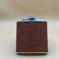 Custom Engraved Leather Flask – Personalized Gift for Dad, Groomsmen, or Special Occasions