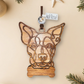 Personalized Dog Ornament | Layered Wood Pet Memorial or Keepsake