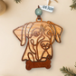 Personalized Dog Ornament | Layered Wood Pet Memorial or Keepsake