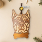 Personalized Dog Ornament | Layered Wood Pet Memorial or Keepsake