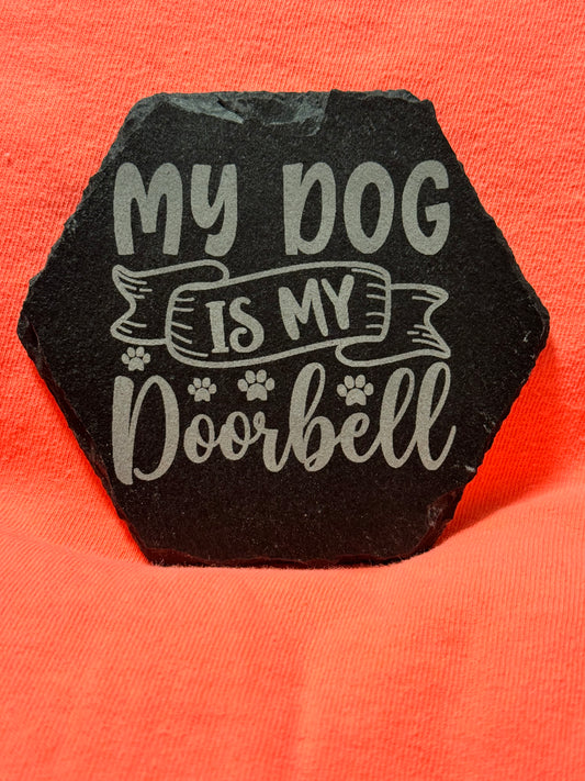 Animal Sayings -  Black Slate Stone Cup Coaster