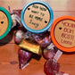 Valentine’s Day Play Dough Gift Set with Engraved Wooden Lids | Personalized Classroom Valentines | Non-Candy Kids Party Favors