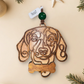 Personalized Dog Ornament | Layered Wood Pet Memorial or Keepsake