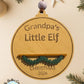 Personalized Christmas Name Block Ornament | Custom Family & Baby Keepsake | Pet Ornament