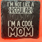 Mother's Day -  Black Slate Stone Cup Coaster