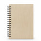 Personalized Wooden Notebook – Custom Engraved Journal