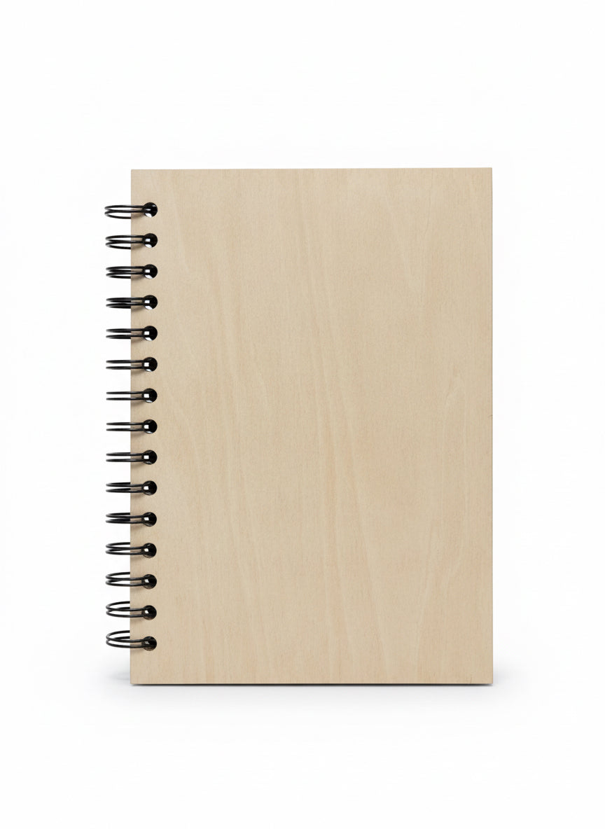 Personalized Wooden Notebook – Custom Engraved Journal