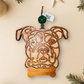 Personalized Dog Ornament | Layered Wood Pet Memorial or Keepsake