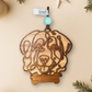 Personalized Dog Ornament | Layered Wood Pet Memorial or Keepsake