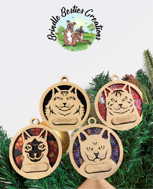 Adorable Personalized Cat Breed Ornaments