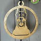 Laser-Cut Dog Breed Silhouette Ornaments – Customizable, Natural or Stained Finish