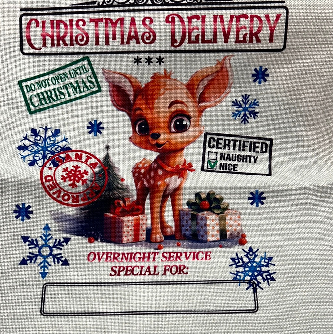 Customizable Santa Sacks