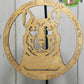 Laser-Cut Dog Breed Silhouette Ornaments – Customizable, Natural or Stained Finish