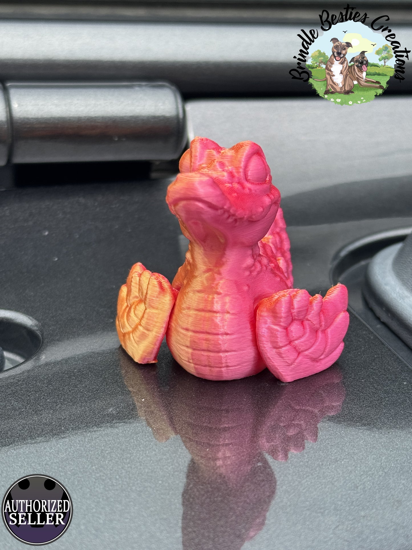 Cinderwing3D Quackodiles – Articulated Mini Duck-Dragons for Jeep Ducks, Collectors & Gifts