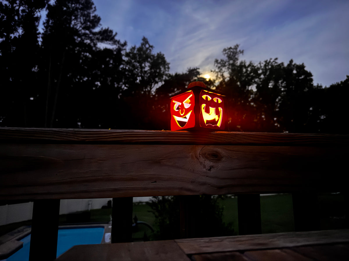 Jack-o’-Lantern Halloween Lantern – Custom Colors Available