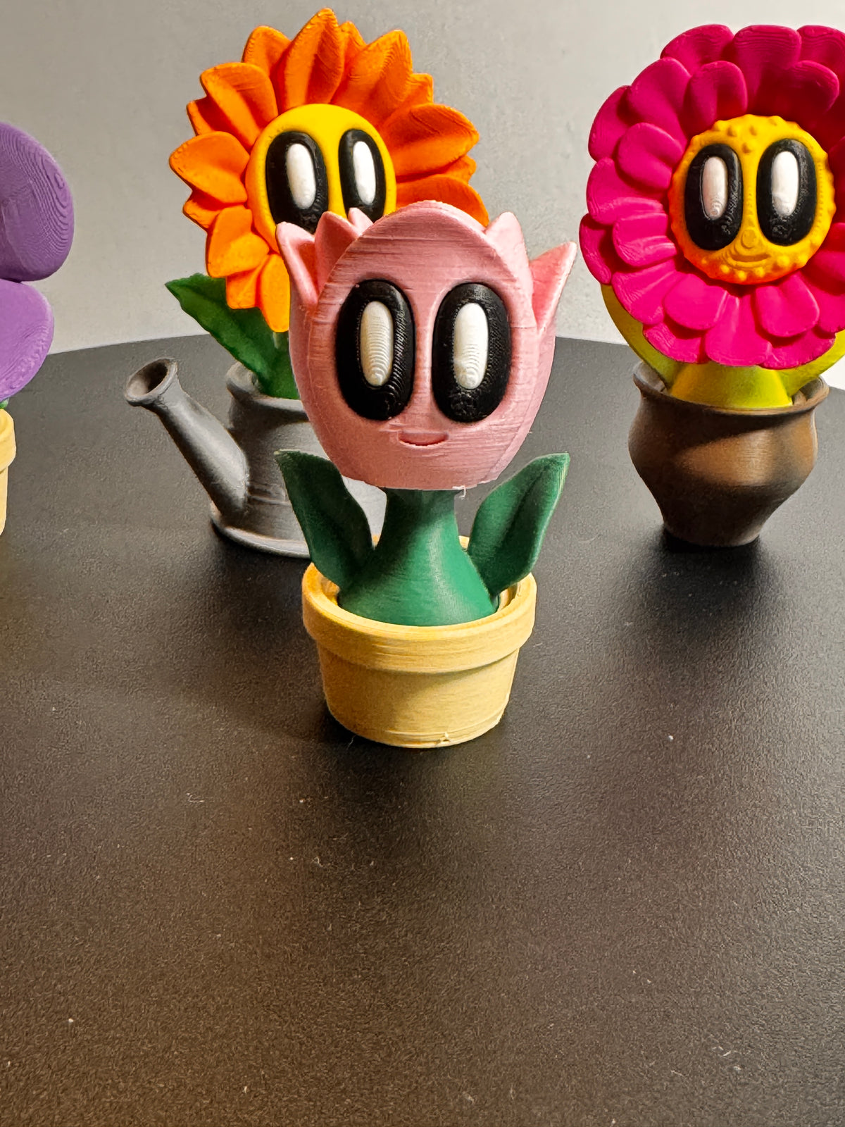 Blob Lab Mini Flower Garden Set – 5 Piece 3D Printed Display Set