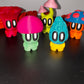 Blob Lab Mushroom Crew – 5 Piece 3D Printed Display Set