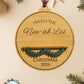 Personalized Christmas Name Block Ornament | Custom Family & Baby Keepsake | Pet Ornament
