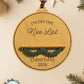 Personalized Christmas Name Block Ornament | Custom Family & Baby Keepsake | Pet Ornament