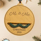 Personalized Christmas Name Block Ornament | Custom Family & Baby Keepsake | Pet Ornament